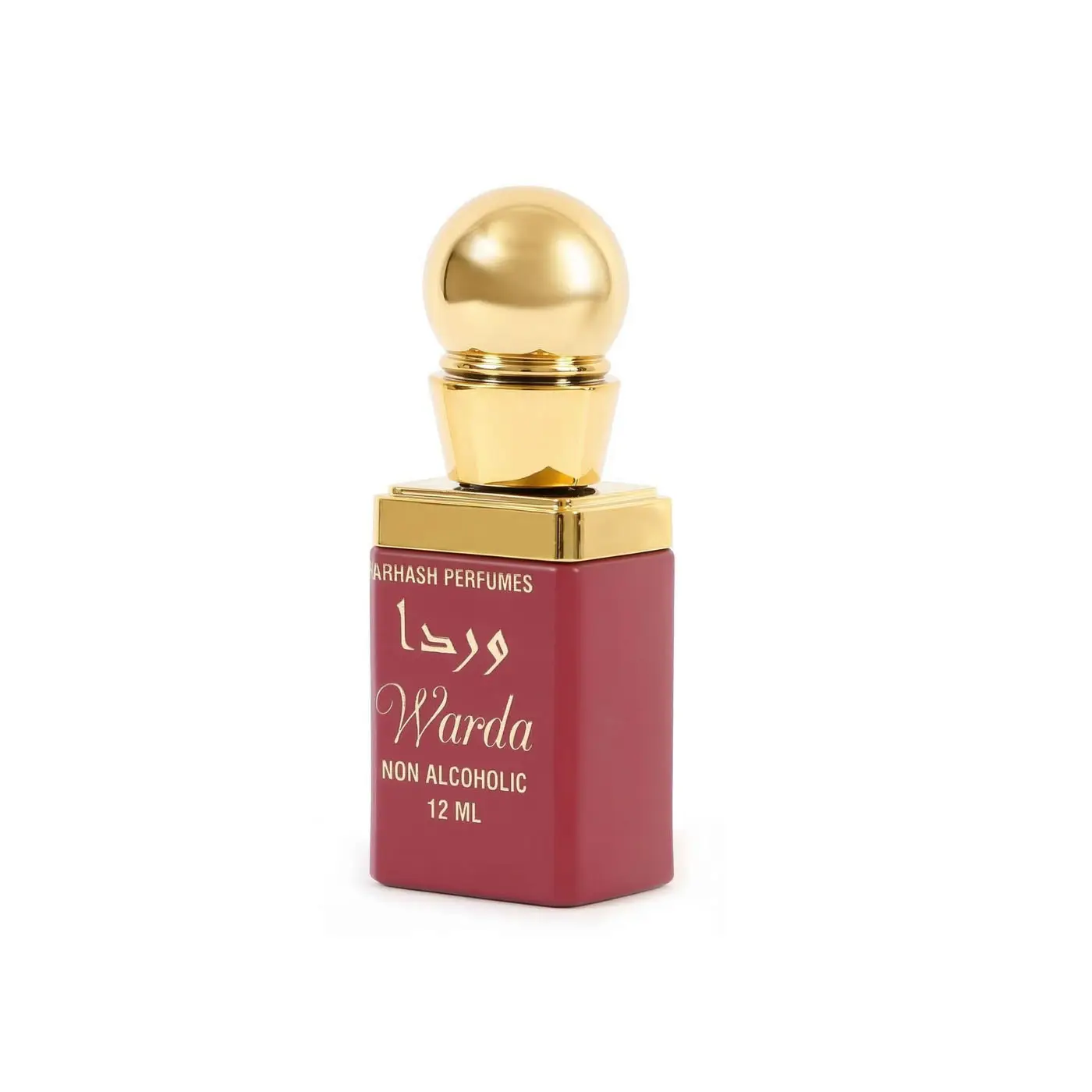 alt="Warda 12ml Non-Alcoholic Rose Attar Perfume - Elegant floral fragrance for women by Arhash"