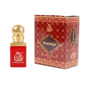 alt="Shanaya 12ml Non-Alcoholic Floral Perfume - Soft elegant fragrance for women by Arhash"