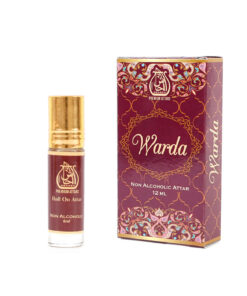 alt="Warda 6ml Non-Alcoholic Rose Attar Perfume - Elegant floral fragrance for women by Arhash"